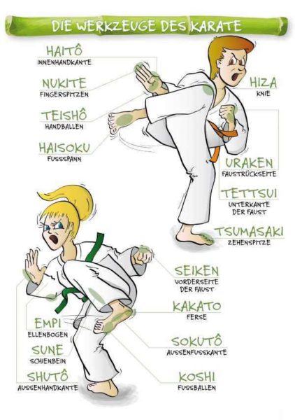 Die Werkzeuge des Karate