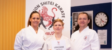 Weißgurtprüfung Barbara 1