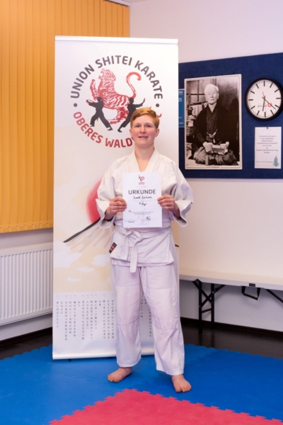 Weißgurtprüfung Barbara 2