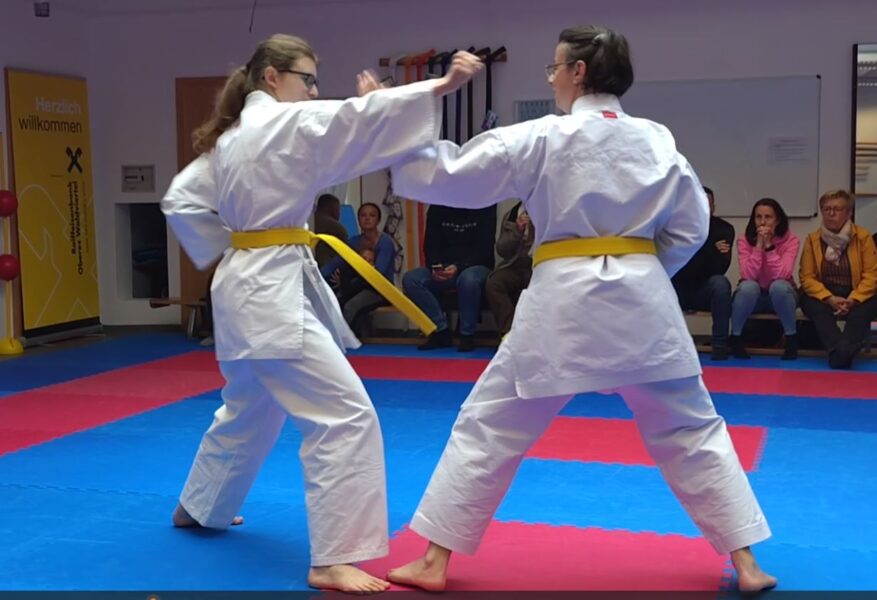 Orangegurtprüfung 2025 - Bunkai Katharina Verena