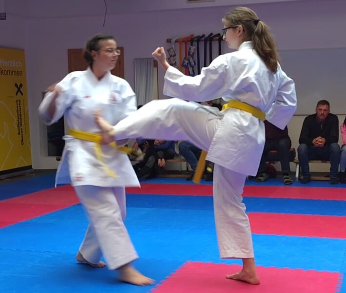 Orangegurtprüfung 2025 - Bunkai Katharina Verena