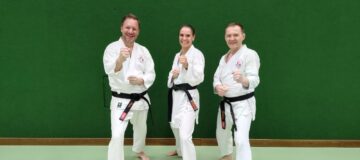 Kumiteseminar mit Alisa Buchinger - Peter und Johann mit Alisa