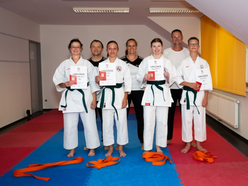 Grüngurtprüfung Team Grüngurtprüfung Team