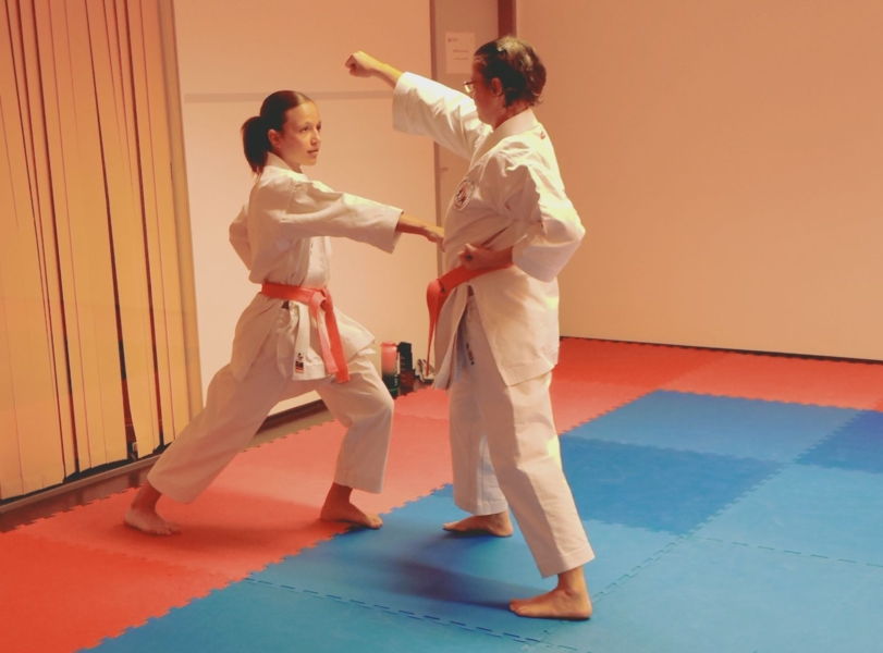 Grüngurtprüfung Partnerkumite Clara Verena 1 Grüngurtprüfung Partnerkumite Clara Verena 1