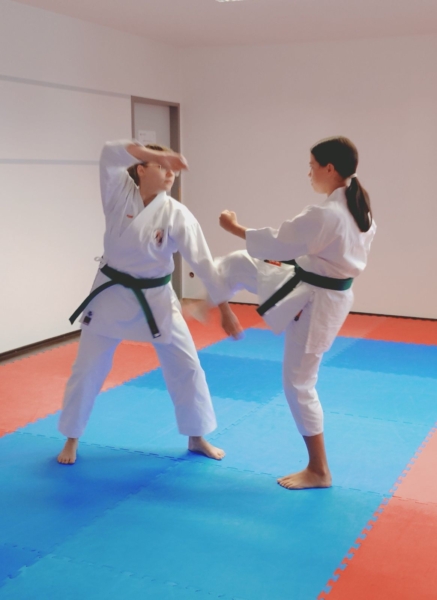 Blaugurtprüfung 2026 Bunkai Sabine Elisa Blaugurtprüfung 2026 Bunkai Sabine Elisa